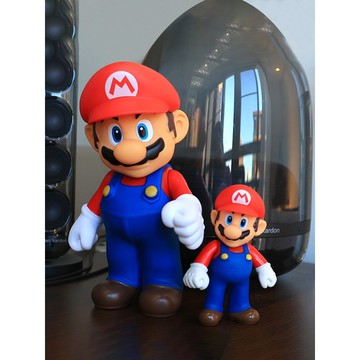 【現貨秒發】卡通超級瑪麗手辦擺件 馬里奧桌面擺件 路易基手辦擺件 兄弟公仔手辦 生日禮物 超級瑪麗手辦擺件