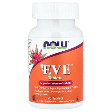 NOW Foods, Eve，女性維生素補充劑，90片