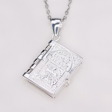 【小Ken先生】韓風｜低致敏｜925全純銀｜神聖魔法書｜項鍊