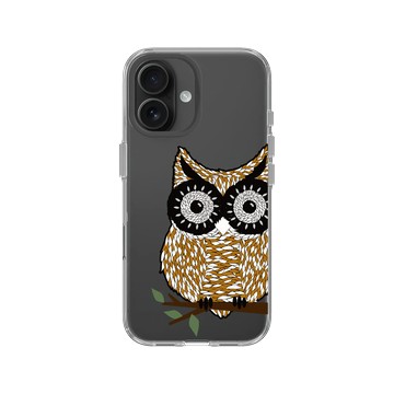 iPhone 16 Clear Case（相機按鈕） 透明 - 花生騷 WasangShow - 貓頭鷹