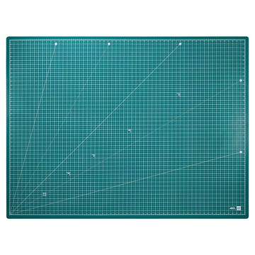 KW-triO 堡勝企業 切割墊 防滑PVC材質 自我修復表面  A3(427.5 x 285 x 3mm)  墨綠色  1個