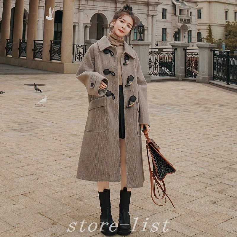 レディース上品ロングコートアウターツイードコートきれいめ大人トレンドカジュアルレディースコート軽い暖かい冬新作 通販 Lineポイント最大0 5 Get Lineショッピング