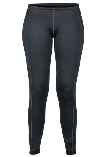 ├登山樂┤美國Marmot土撥鼠 W Stretch Fleece女款彈性軟保暖長褲 黑#89700