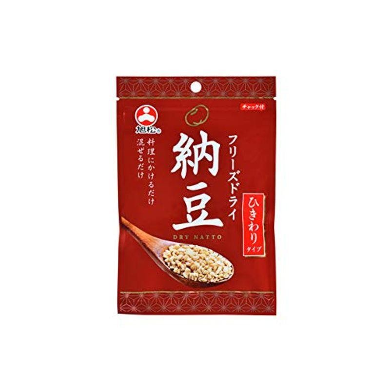 LINEショッピング　25g　旭松食品　ひきわりタイプ　フリーズドライ納豆　乾物・フリーズドライ食品　×10個