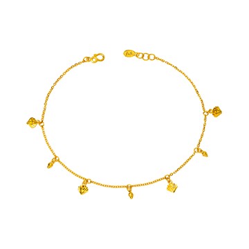Jove gold JoveGold 鑽石寶貝黃金腳鍊