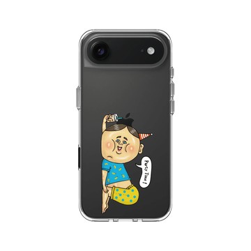 iPhone Air Clear Case（相機按鈕） 透明 - 保羅先生 Mr.Paul - 懶惰派對