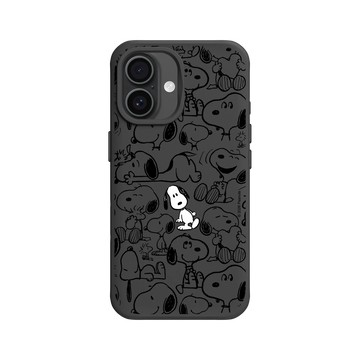 iPhone 16 SolidX 黑 - 史努比 Snoopy - 找我嗎？