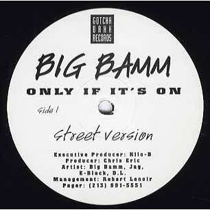 BIG BAMM feat Jay, E-Black, ONLY IF IT'S ON 12" US 1996年リリース