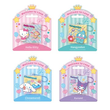 【悠遊卡 EasyCard】三麗鷗夢幻遊樂園Supercard雙層造型悠遊卡-Hello Kitty/人魚漢頓/酷洛米/