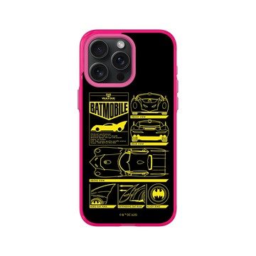 iPhone 15 Pro Max Clear 粉漾桃 - Batman 蝙蝠俠 - 蝙蝠車