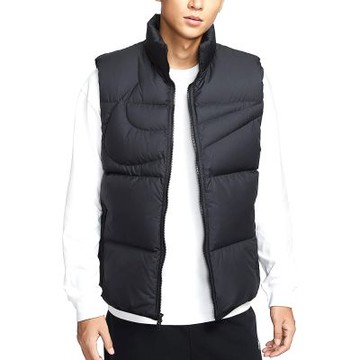 Nike As M Nk Tf Club Vest Max 背心 男款 黑色 寬鬆 羽絨 保暖 IH2369-010