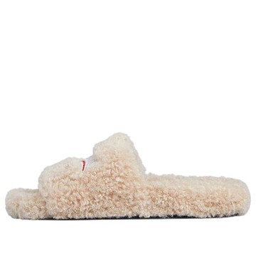 (WMNS) Balenciaga Furry Slides 'Beige'