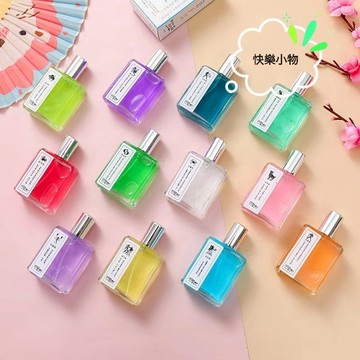 台灣現貨天天寄【快樂小物】12星座淡香水50ml 流沙香水 香氛 持久 鎏金香水 香水男 香水女 香水 淡香水 藍風鈴