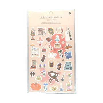 德德小品集 小美好裝飾貼紙  中古店  3個