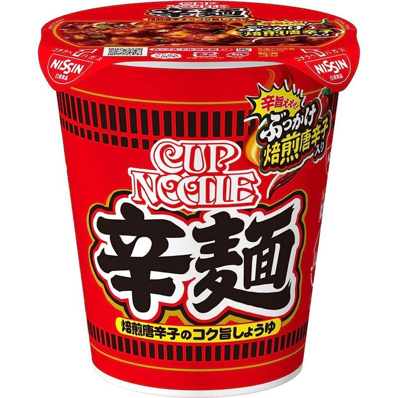 日清食品 カップヌードル 辛麺 ぶっかけ焙煎唐辛子 82g ×20個