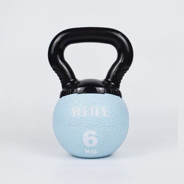 台灣製造 橡膠壺鈴6KG Kettlebell 安全壺鈴 居家健身 重量訓練