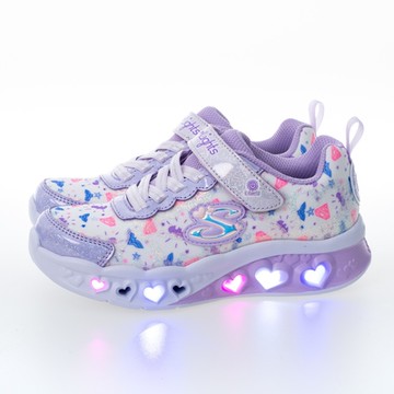 SKECHERS 女童系列 燈鞋 FLUTTER HEART LIGHTS - DC - 319509LLVMT