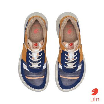 uin西班牙原創設計 男鞋 彩色河流彩繪休閒鞋M1960608
