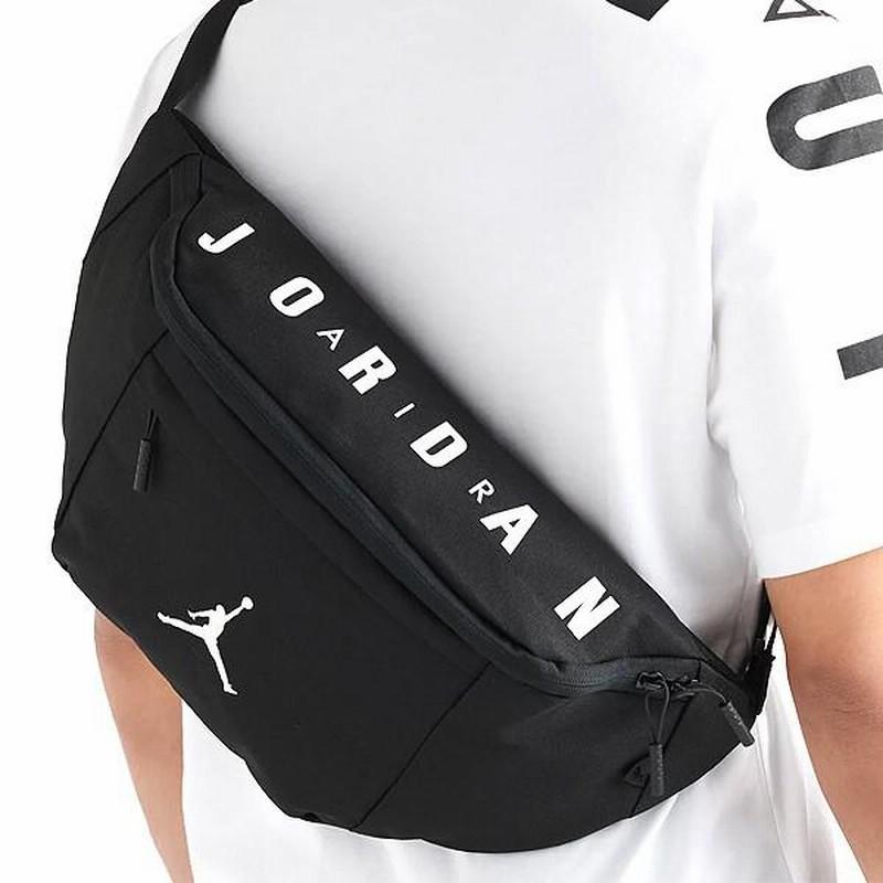 ナイキ ジョーダン クロスボディ バッグ NIKE JORDAN CROSSBODY BAG BLACK 9a0242-023 ウェストバッグ ポーチ  ブラック ナイキ バッグ BAG アパレル AJ | LINEショッピング