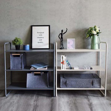 粉彩三層架 紳士灰藍