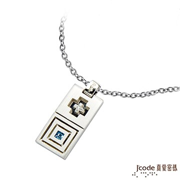 J’code真愛密碼 存在純銀墜子 送白鋼項鍊