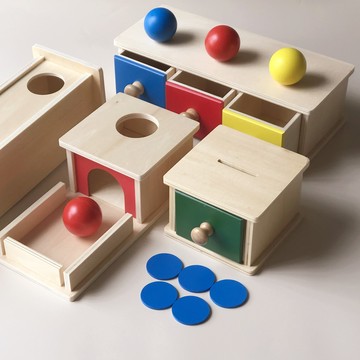 蒙氏早智教具 專注力精細動作訓練玩具 1-2歲寶寶動腦開發玩具  益智兒童玩具