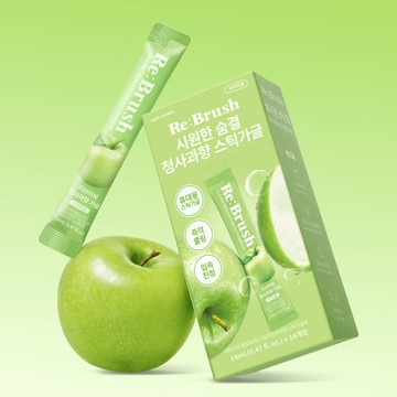 Rebrush Cooling Breath Green Apple Stick Gargle 14ea
