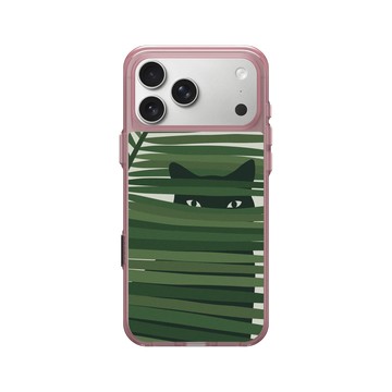 iPhone 17 Pro Max Clear (相機按鈕) 晶醺玫 - ilovedoodle (Lim Heng Swee) - Peek A Paw - 躲貓貓