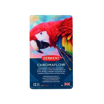 德爾文DERWENT CHROMAFLOW油性色鉛筆/DW2305856/12色