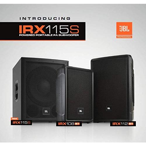 JBL Professional IRX115S Powered Compact Subwoofer, 15 Inch,Blac 並行輸入品