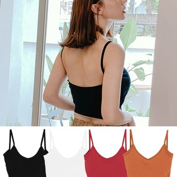 大U美背造型附罩杯背心 兩色售