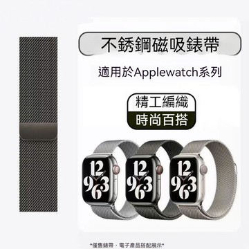 Apple Watch 錶帶 金屬錶帶 磁吸表带 S11 10 9 8 7 6 SE 蘋果手錶錶帶  45 46 mm
