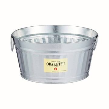 日本 OBAKETSU 手工製多功能迷你桶 7.5L銀色