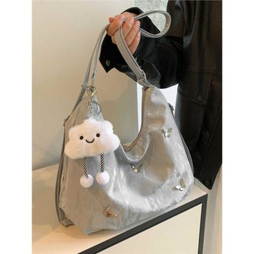 大容量包包女2024新款夏天高級感小眾通勤托特包雙肩單肩斜挎背包