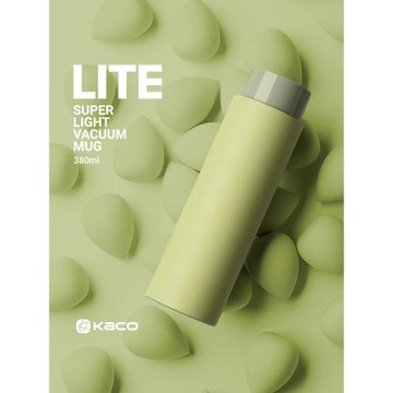 KACO LITE水杯超輕保溫杯380ml大容量男女泡茶水壺316不銹鋼車載