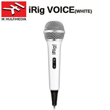 【非凡樂器】 IK Multimedia  iRig voice 【白色】原廠公司貨保固 行動裝置電容式麥克風