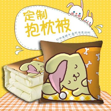 【甄选好物⭐️】布丁狗抱枕被 辦公室宿舍午休枕頭被子 沙發靠墊靠枕 可摺疊夏涼被午睡枕頭 車內靠枕兩用二合一宿舍空調被