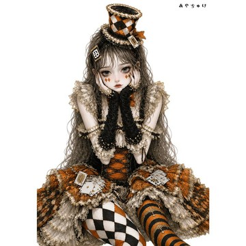 【6 月新品】07-133-0127 人物貼紙 馬戲團風格