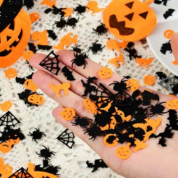 萬聖節造型亮片 隨機款 DIY材料 手作配件 閃粉片 亮粉片 裝飾 美甲 眼妝彩繪 咕卡咕盤【BlueCat】【HW0348】