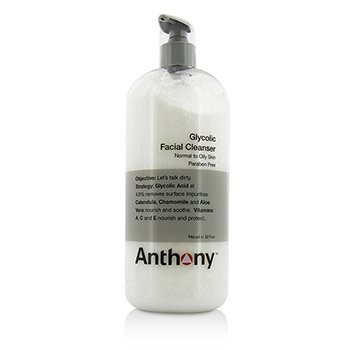 Anthony 安東尼  Logistics For Men 男士乙醇潔面乳 946ml/32oz-卸妝/洗面乳