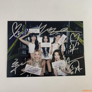 上新 (G)I-DLE 娃 簽名照 親筆簽名照 idle簽名照 周邊 7寸 簽名照 送同學朋友 粉絲應援周邊 宋雨琦 刷