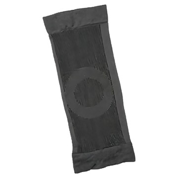 GIAT 吉亞特 竹炭透氣彈力護膝 43%聚酯纖維(竹炭紗) 43%尼龍 14%彈性纖維 FREE SIZE 台灣製造  27 x 10.5cm  1組