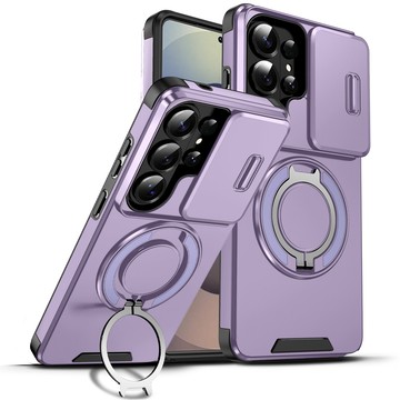 推窗鏡頭蓋支架殼 適用 三星 Galaxy S26 S26+ S26 Ultra 手機殼 伸縮支架 全包裹防摔殼