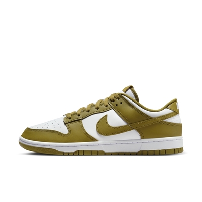 NIKE DUNK LOW RETRO 男休閒運動鞋-白綠-DV0833105