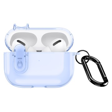 DUX DUCIS Apple 蘋果 AirPods Pro 2 冰晶保護套(透藍)