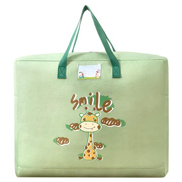 棉被收納-綠長頸鹿-大  綠色  1個