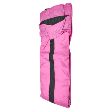 優質二代雙側開加大雨衣  粉黑  XL