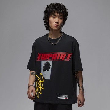 NIKE AS M J FLT ESS OVSZ SS CREW 男短袖 黑-HJ2367010
