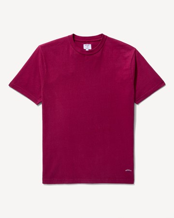 Noah Recycled Cotton Tee Red Violet / XS