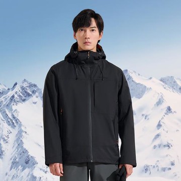 探路者沖鋒衣男 23秋冬新款戶外運動防風防雨登山徒步單層沖鋒衣